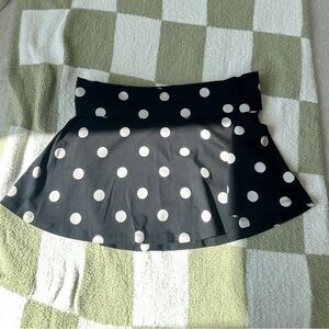 Collusion Polka Dot Mini Skirt - Medium
